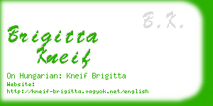 brigitta kneif business card